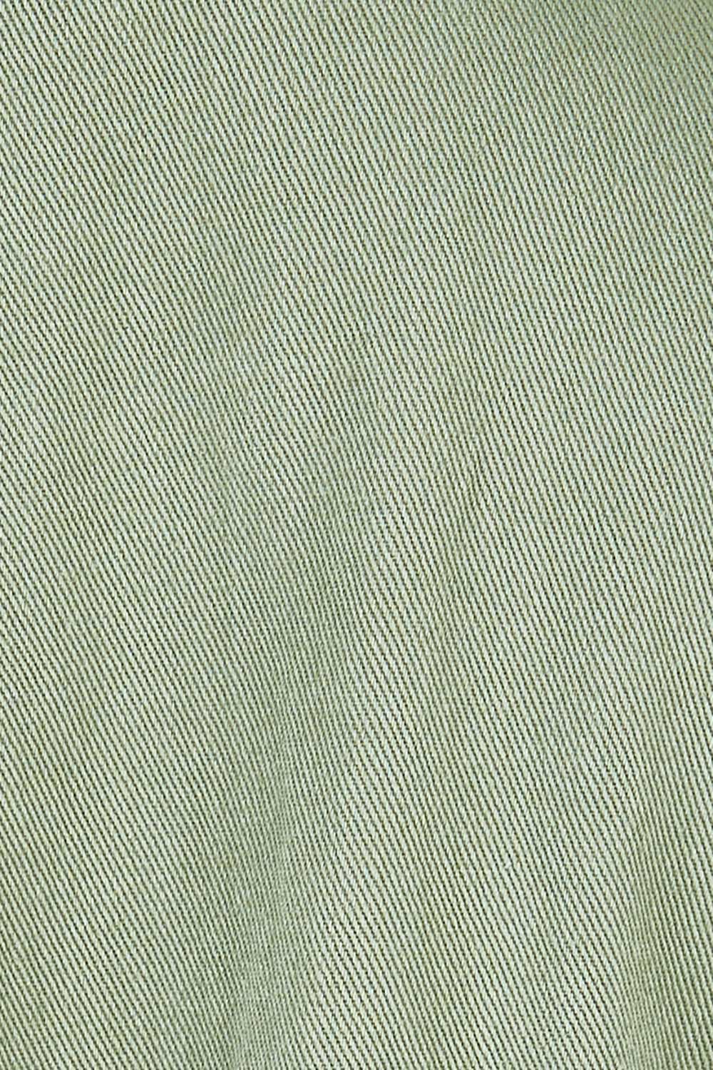 Product shot of the Chill Out Calling Jacket in colour Khaki (Green), detail