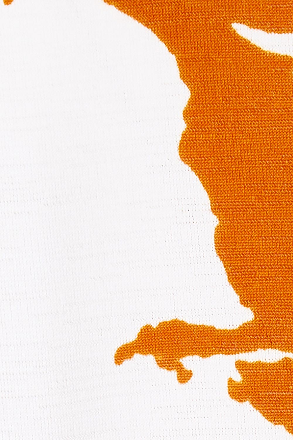 Product shot of the Feels Like Summer Wrap Dress in colour Rust, detail