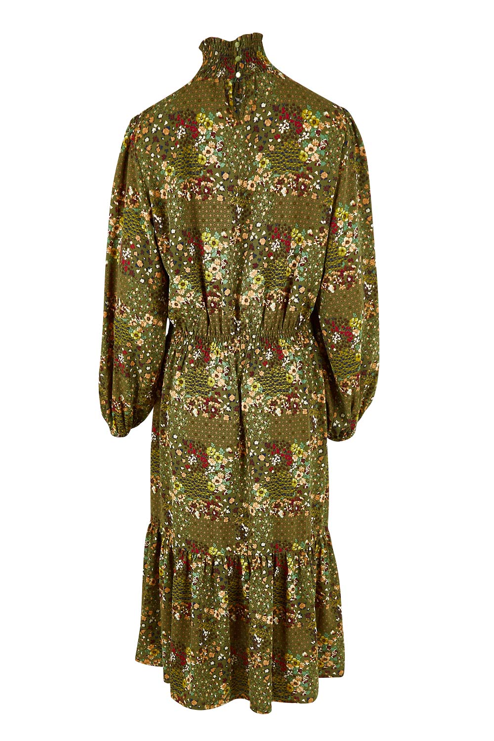 Preloved Teatime And Flowers Dress - Forest