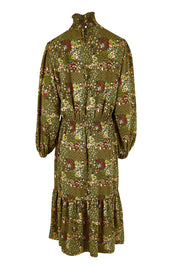 Preloved Teatime And Flowers Dress - Forest