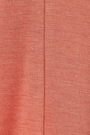 Product shot of the Softly Swinging Bamboo Tee in colour Clay (Red), detail