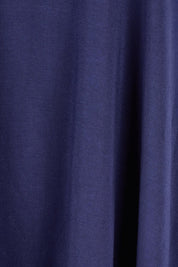 Product shot of the Softly Swinging Bamboo Tee in colour Navy (Blue), detail
