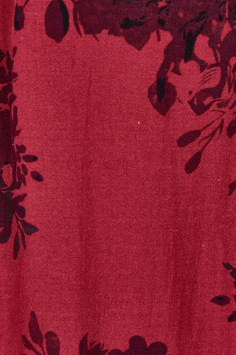 Product shot of the Wrap Me Up In Cotton Maxi Dress in colour Shiraz (Purple), detail