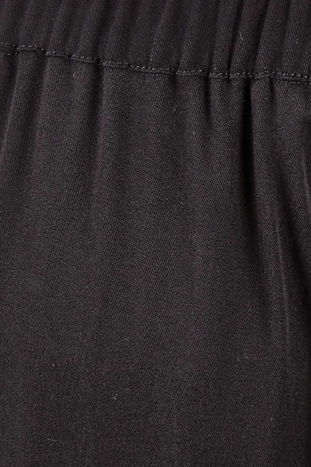 Preloved Ready For Dancing Ruffle Hem Pants - Black