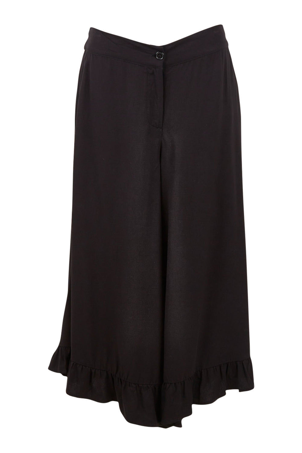 Preloved Ready For Dancing Ruffle Hem Pants - Black