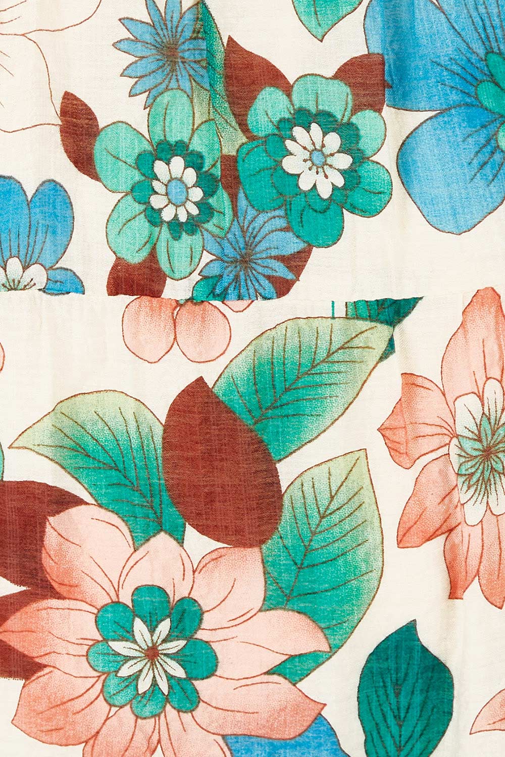 Product shot of the Sweet As Sugar Dress in colour Fleurblue (Blue), detail