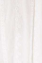 Product shot of the Sweet As Sugar Dress in colour White (White), detail