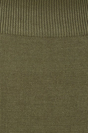 Product shot of the Knit Pick Pull On Skirt in colour Khaki (Green), detail
