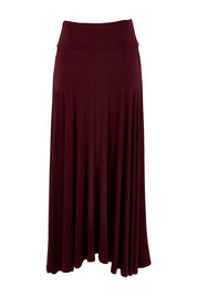 Preloved Love Language Bamboo Maxi Skirt - Merlot