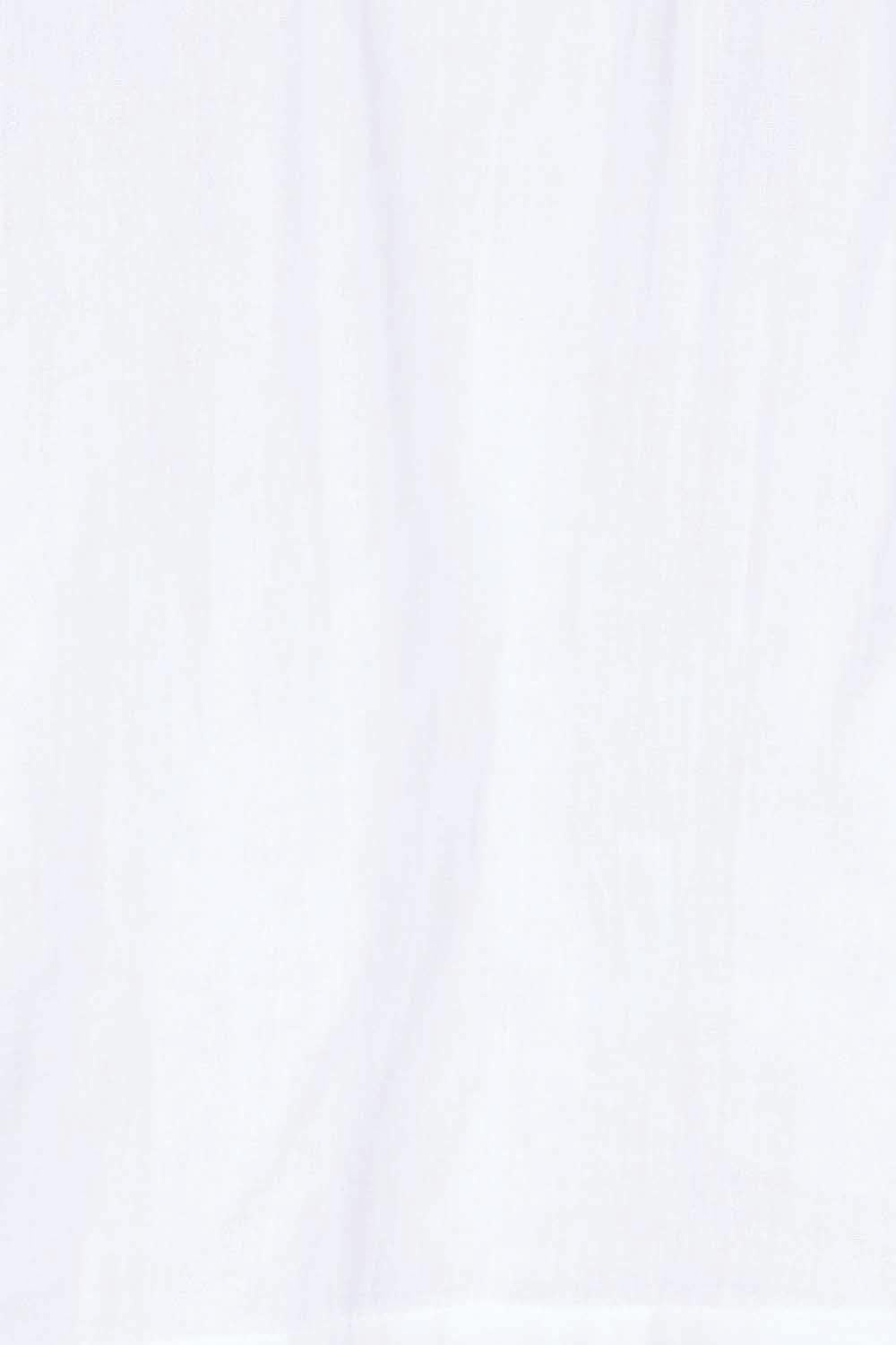 Product shot of the Every Other Day Cotton Blouse – White in colour White, showing detail