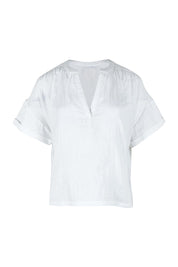 Product shot of the Every Other Day Cotton Blouse in colour White (White), from the front