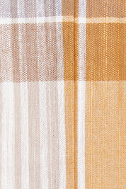 Product shot of the Ready And Able Checked Vest in colour Check, detail