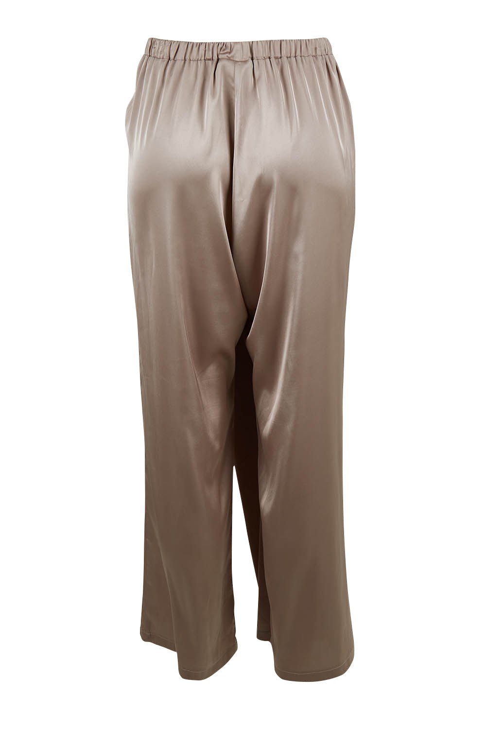 Product shot of the Going With The Flow Overlay Pants in colour Bungee, from the back