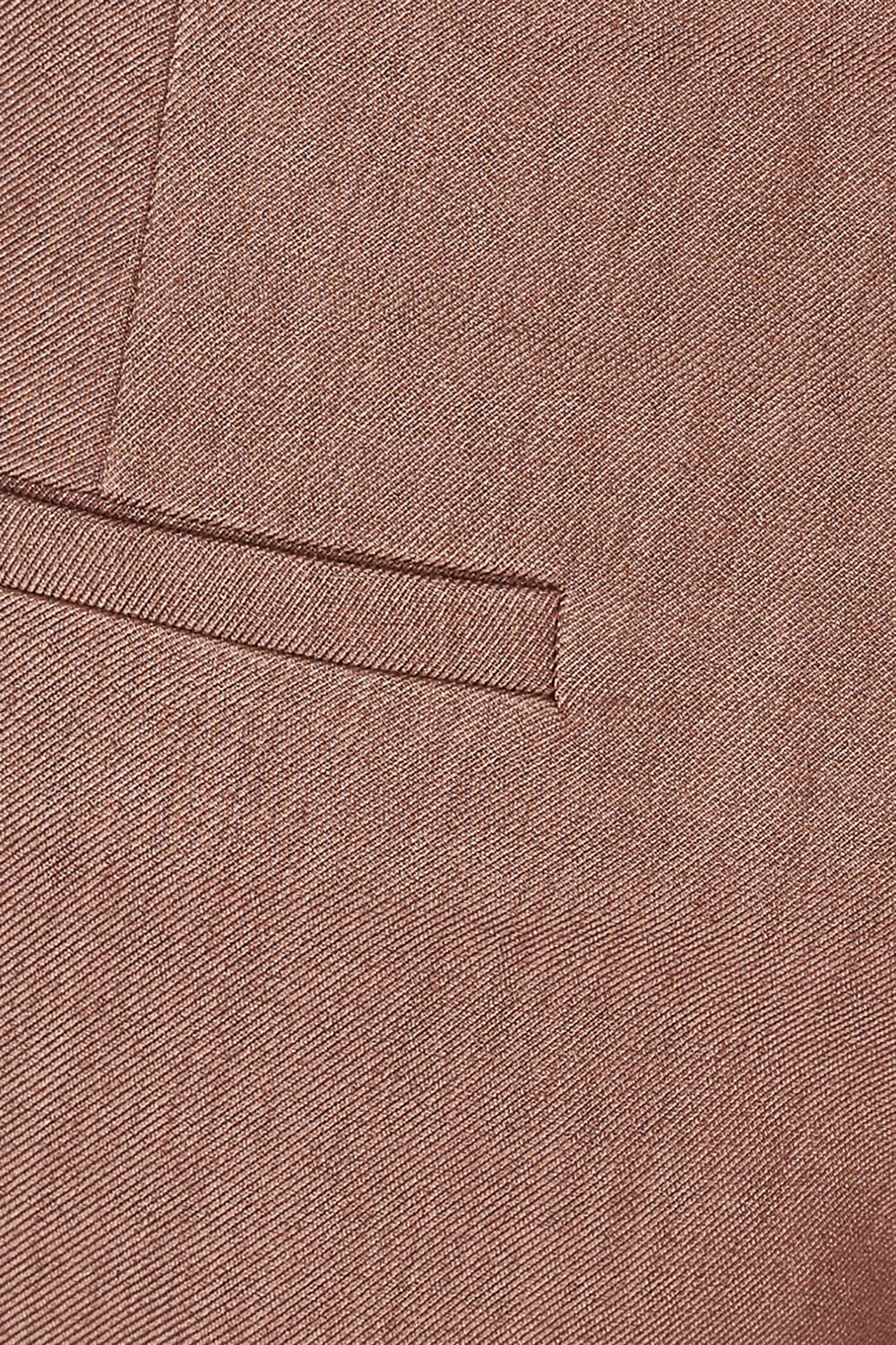 Product shot of the High Flying Wide Leg Pants in colour Walnut, detail