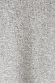 Product shot of the My Boyfriends Cotton Cashmere Cardi in colour Smoke (Grey), detail