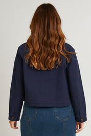 Preloved Coffee Date Jacket - Navy