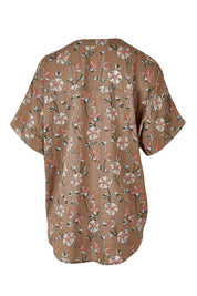 Product shot of the Flower Chain Slouch Top in colour Fleur, from the back