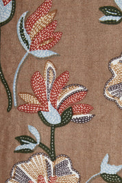 Product shot of the Flower Chain Slouch Top in colour Fleur, detail