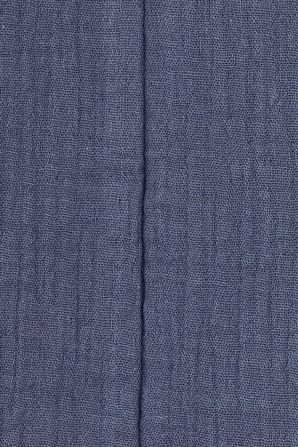 Product shot of the Grandpa And Me Cotton Blouse in colour Denim (Blue), detail