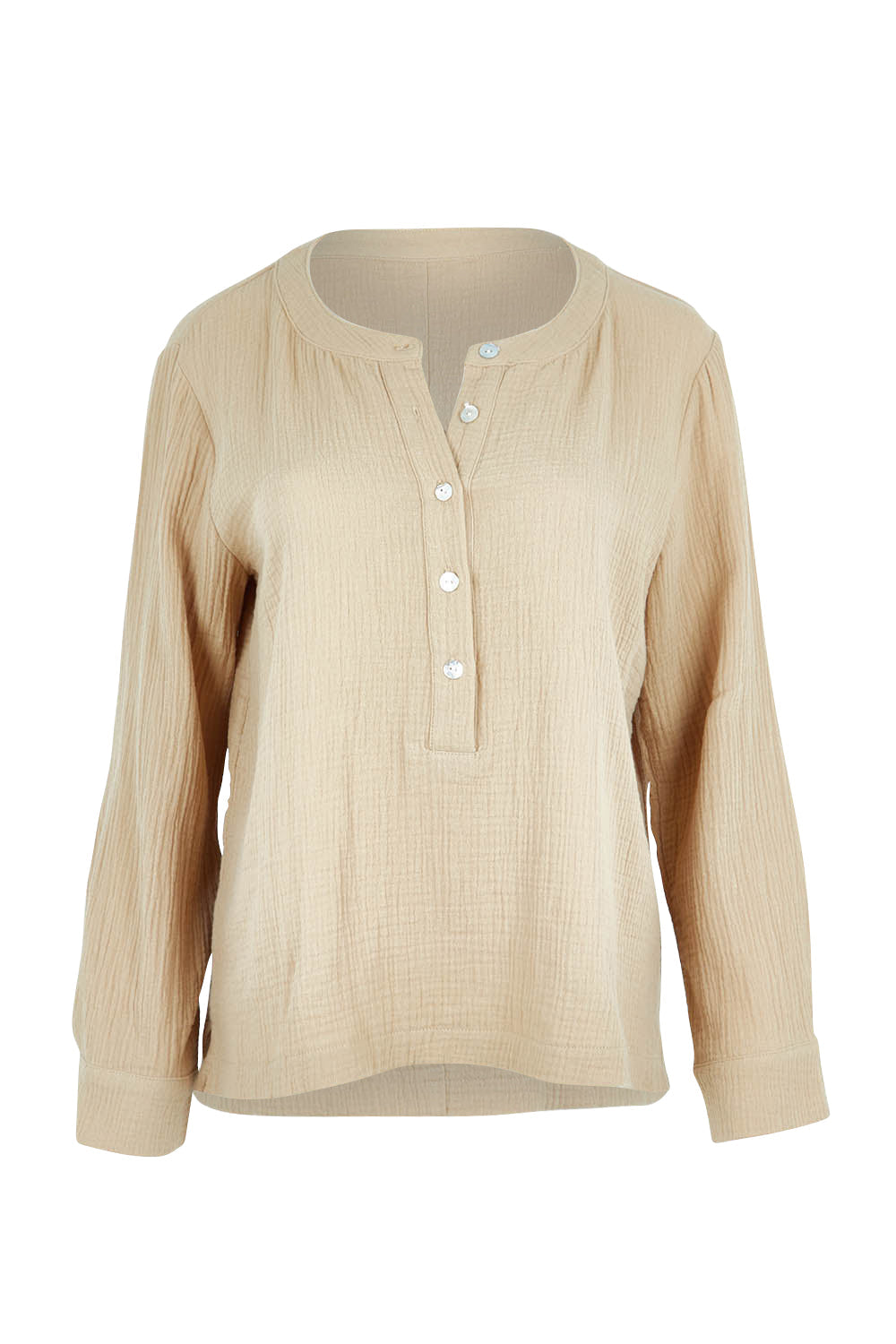 Preloved Grandpa And Me Cotton Blouse - Stone