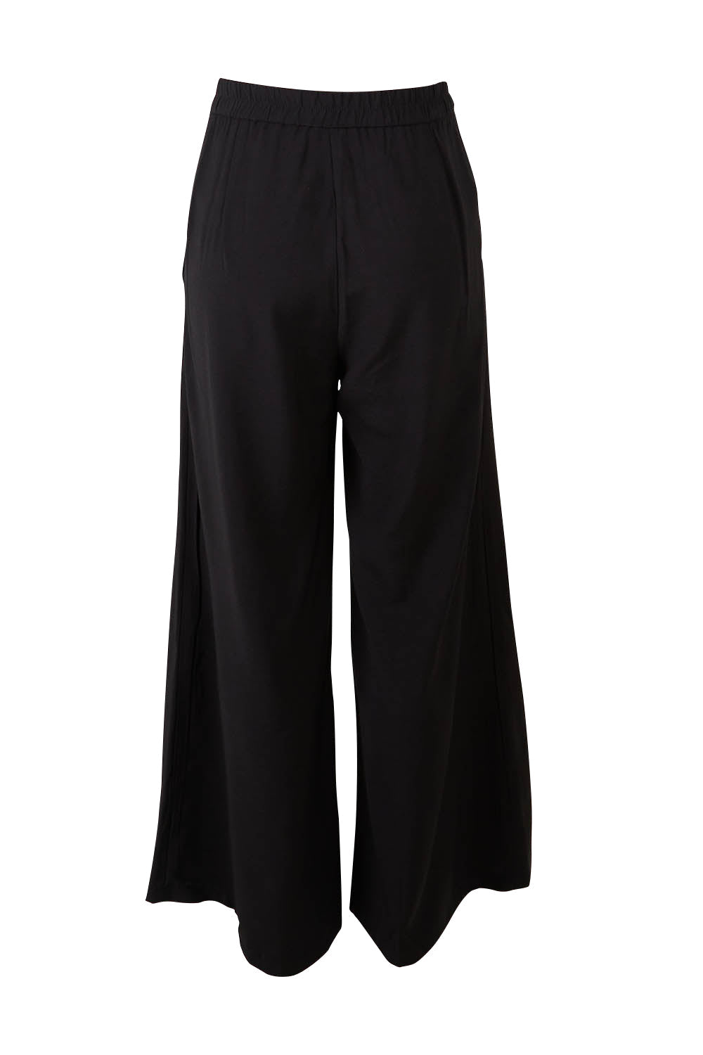 Preloved Striding Out Wide Leg Pants - Black