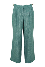 Product shot of the Blazing Trails Pants in colour Duskgreen (Green), from the front