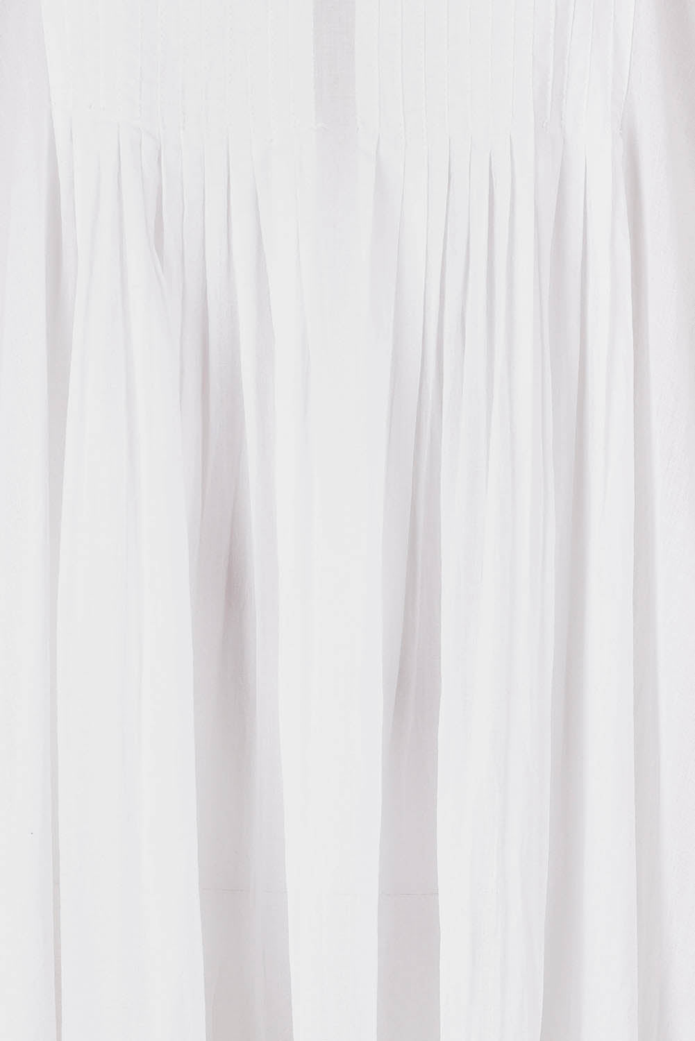 Product shot of the Love Story Cotton Maxi Dress in colour White (White), detail