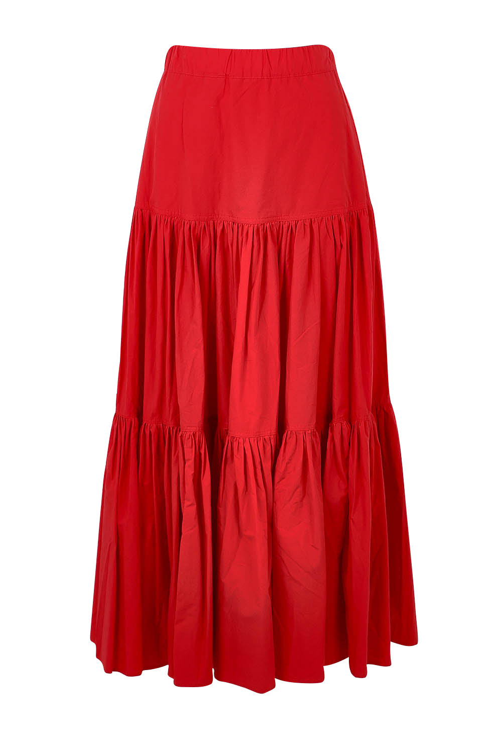 Preloved Promenade Maxi Skirt - Rouge