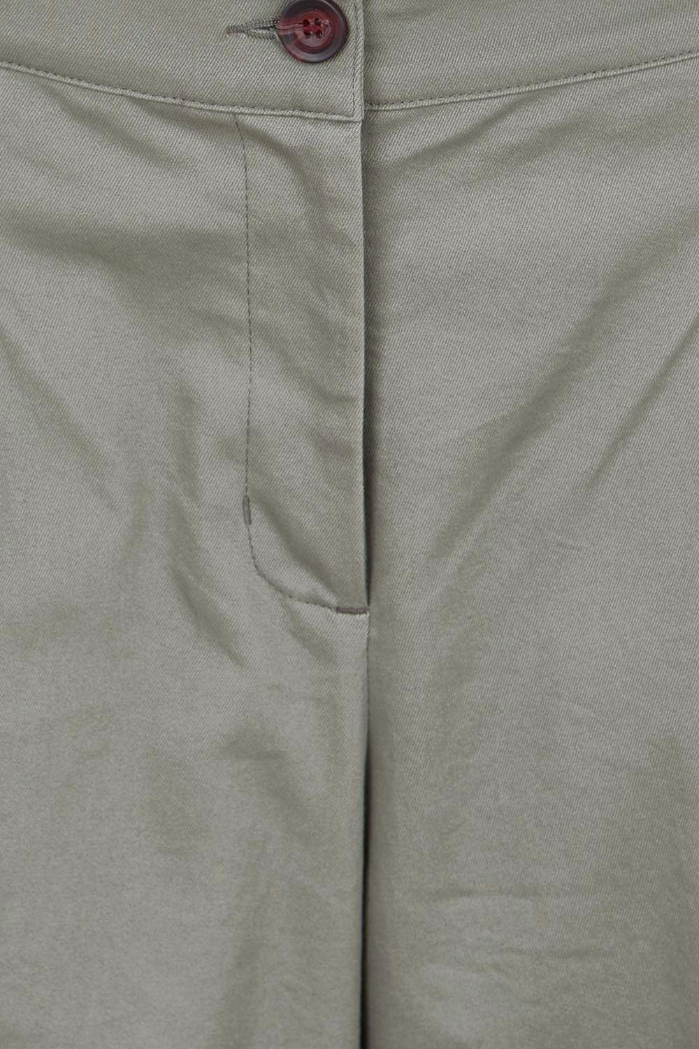 Product shot of the Need You In My Life Cropped Pants - Sage in colour Sage, showing detail