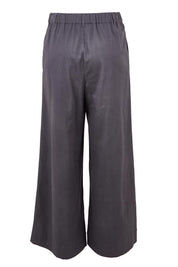 Product shot of the Need You In My Life Pants in colour Steel (Grey), from the back