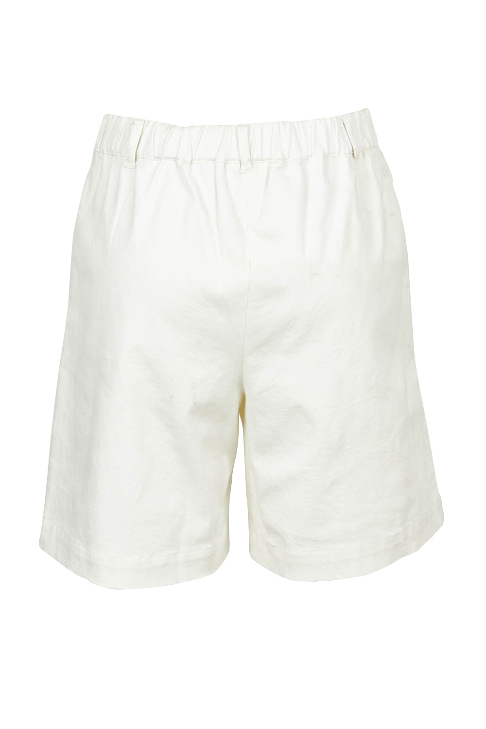 Product shot of the Need You In My Life Shorts in colour White (White), from the back