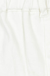 Product shot of the Need You In My Life Shorts in colour White (White), detail