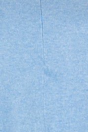Product shot of the Have You Seam Me Cotton Cashmere Jumper in colour Bluebird (Blue), detail