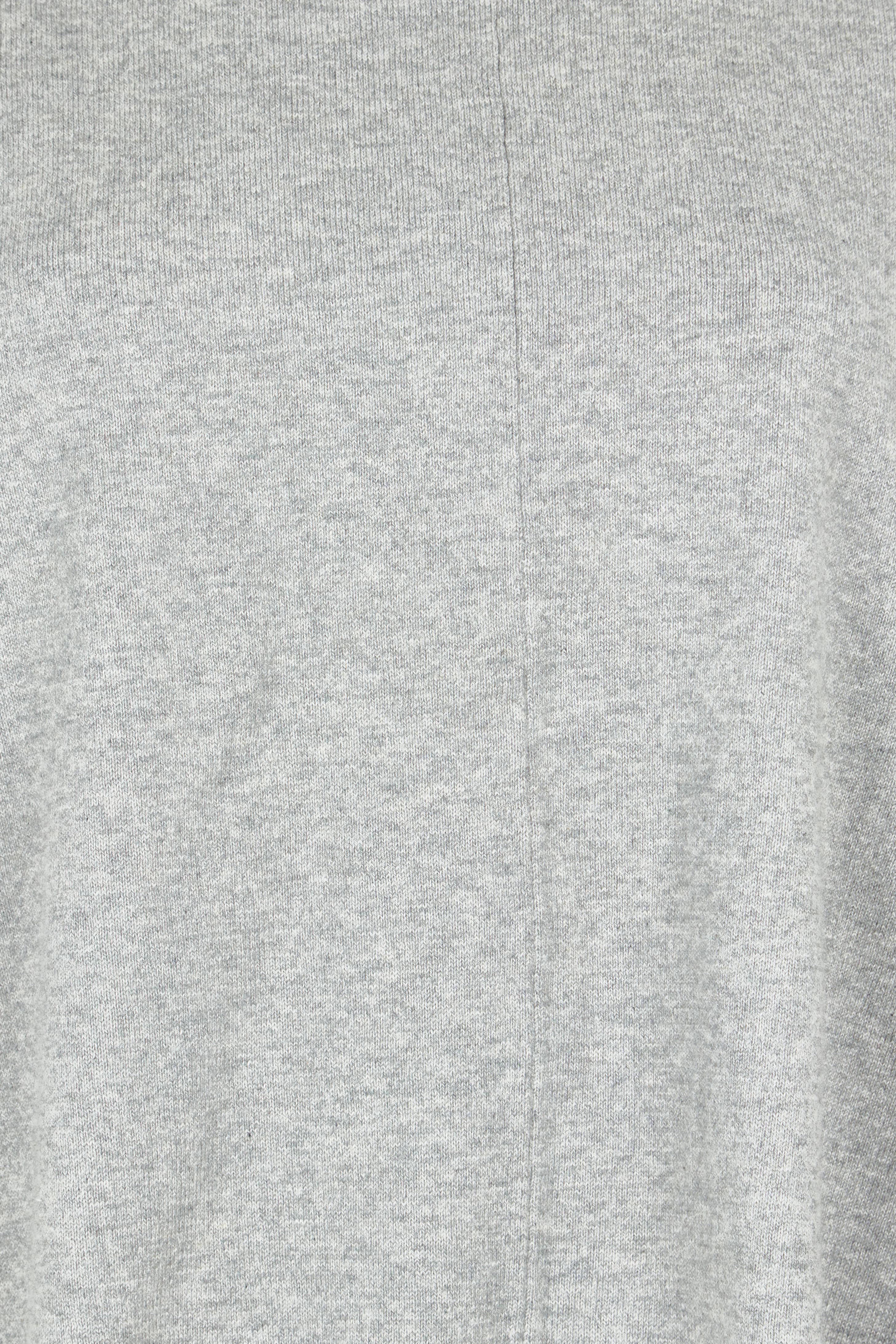 Product shot of the Have You Seam Me Cotton Cashmere Jumper in colour Smoke (Grey), detail