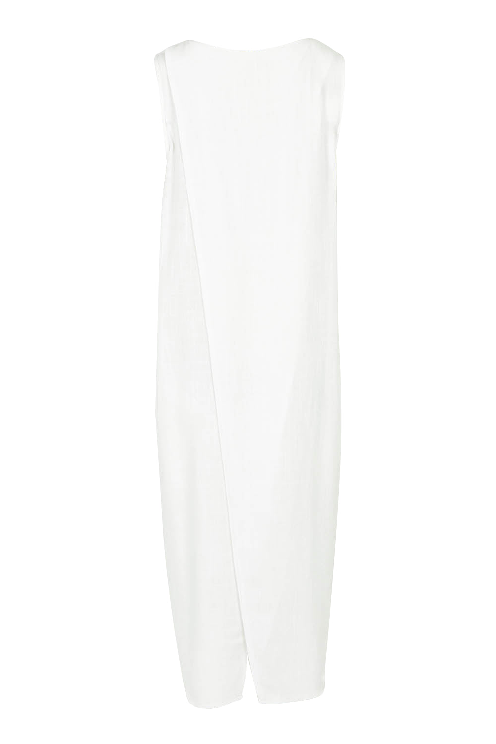 Product shot of the Flying Free Cotton Top in colour White (White), from the back