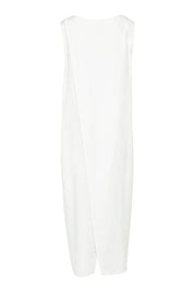 Product shot of the Flying Free Cotton Top in colour White (White), from the back