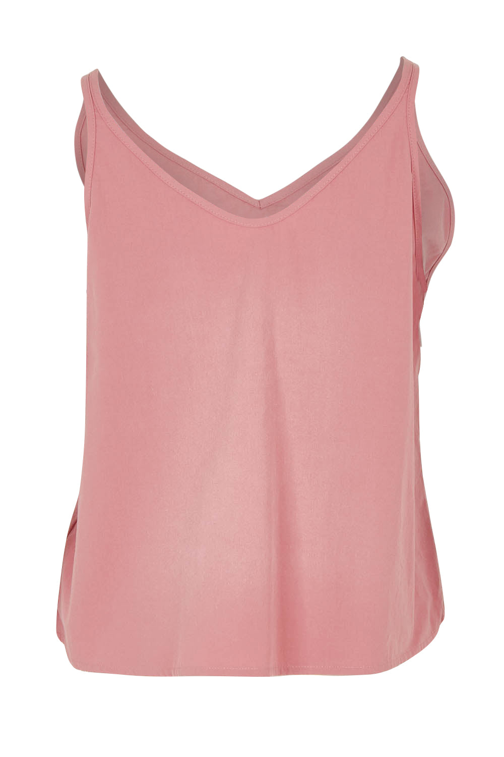 Product shot of the Sweetie Pie Cotton Top in colour Dustypink (Pink), from the back