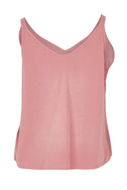 Product shot of the Sweetie Pie Cotton Top in colour Dustypink (Pink), from the back
