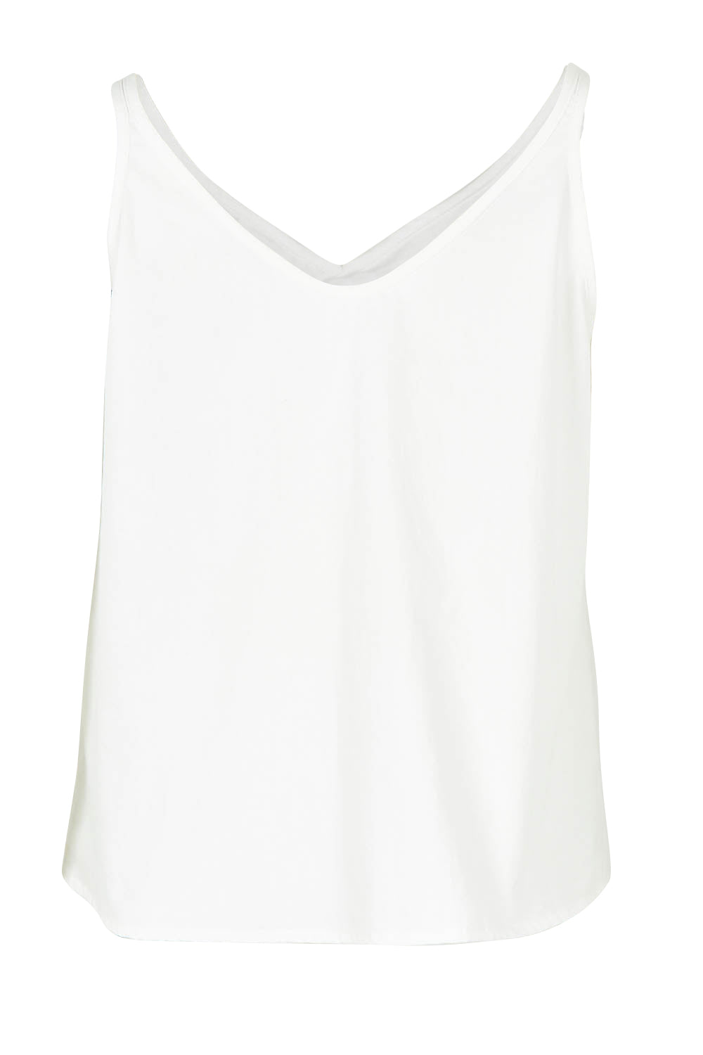 Product shot of the Sweetie Pie Cotton Top in colour Milk (White), from the back