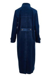 Preloved Winter Walk Longline Cord Duffle Coat - Royal
