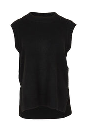 Preloved Found My Friend Recycled Knit Vest - Black