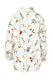 Product shot of the Bouquet For Me Batwing Shirt in colour Fleur, from the back