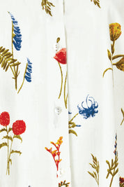 Product shot of the Bouquet For Me Batwing Shirt in colour Fleur, detail