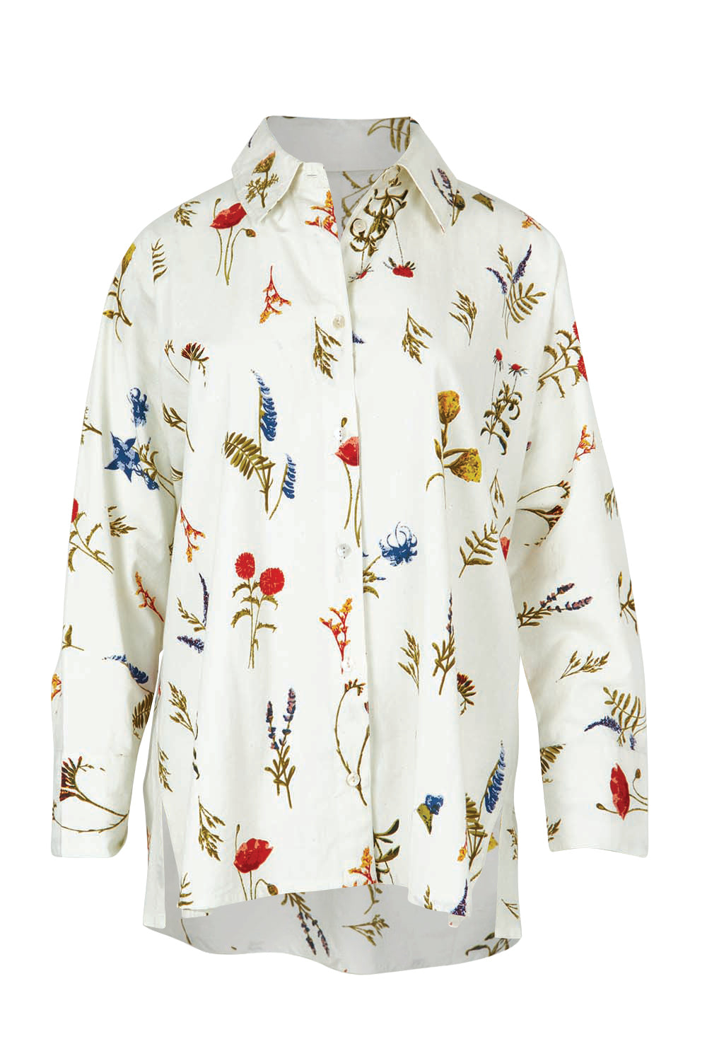 Product shot of the Bouquet For Me Batwing Shirt in colour Fleur, from the front