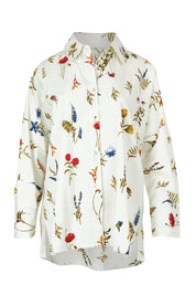 Product shot of the Bouquet For Me Batwing Shirt in colour Fleur, from the front