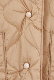 Preloved Heart Warming Oversized Quilted Jacket - Earth