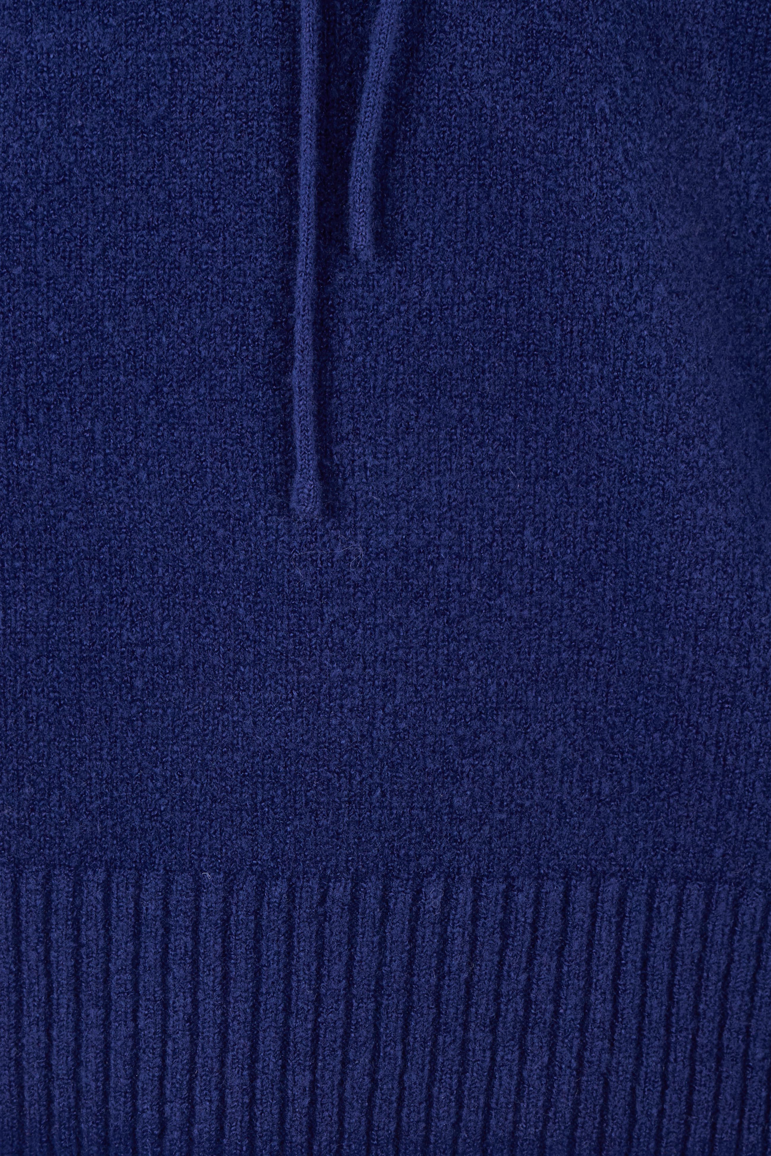 Product shot of the Cozy As A Cloud Balloon Sleeve Jumper in colour Royal (Blue), detail