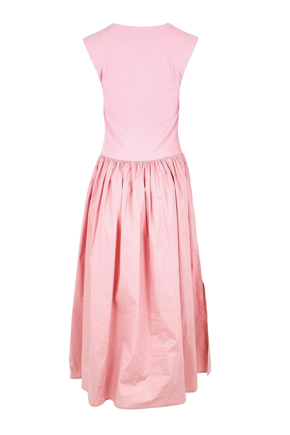 Product shot of the Sweet Intentions V Neck Maxi Dress – Petal in colour Petal, from the back
