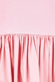 Product shot of the Sweet Intentions V Neck Maxi Dress – Petal in colour Petal, showing detail