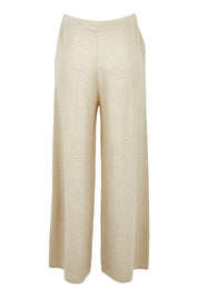 Product shot of the Easy Does It Knit Pants in colour Natural, from the back